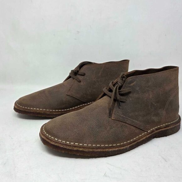 New 10 J.Crew MacAlister boots in leather Estate Brown suede main image 5
